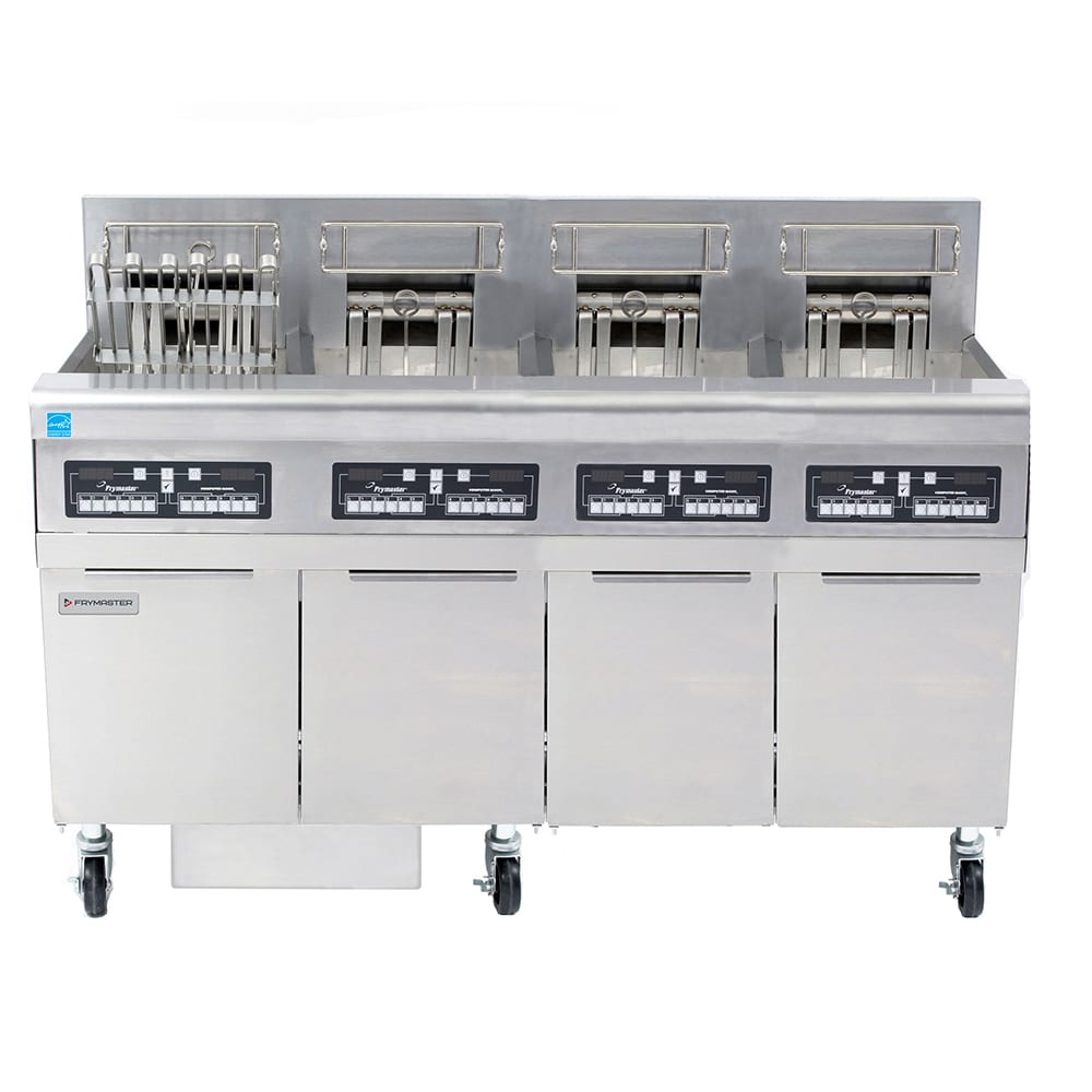 Frymaster FPRE414TC Electric Fryer - (4) 50 lb Vats, Floor Model, 240v/3ph
