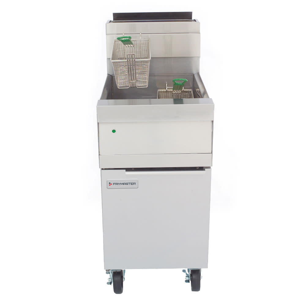 Frymaster HD60G Gas Fryer - (1) 80 lb Vat, Floor Model, Natural Gas