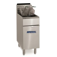 Frymaster MJ140 Gas Fryer - (1) 40 lb Vat, Floor Model, Natural Gas thumbnail 2