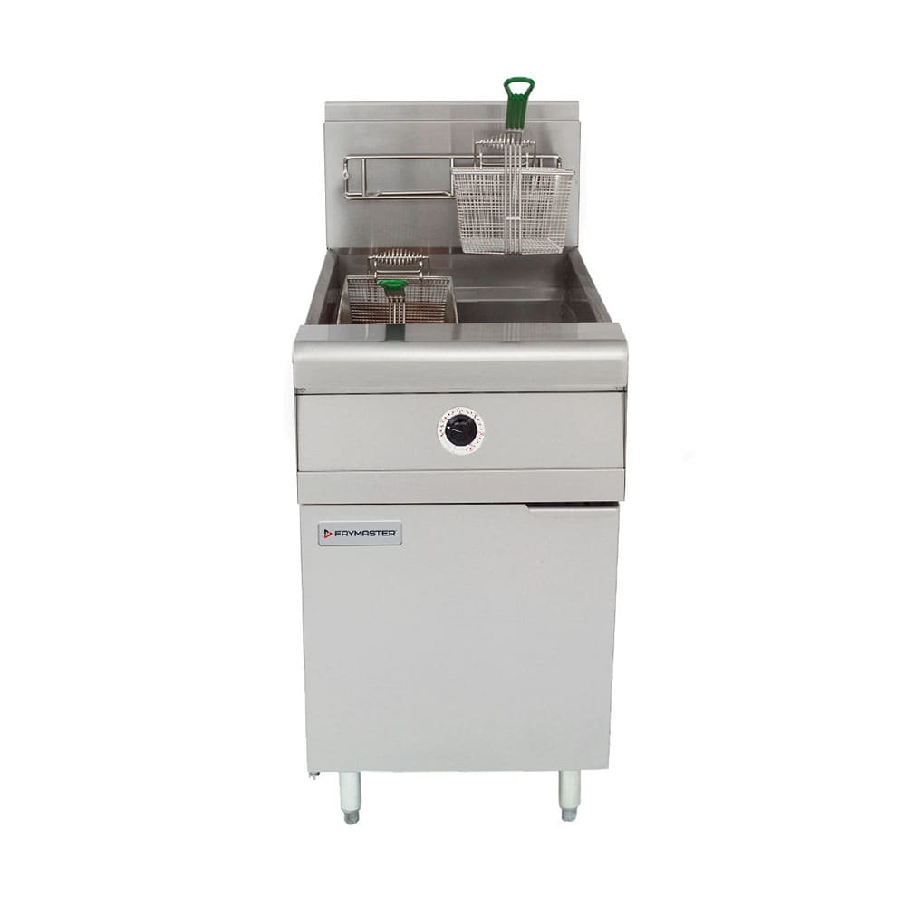 Frymaster MJ1CF Gas Fryer - (1) 80 lb Vat, Floor Model, Natural Gas