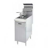 Dean SR142G Gas Fryer - (1) 43 lb Vat, Floor Model, Liquid Propane thumbnail 2