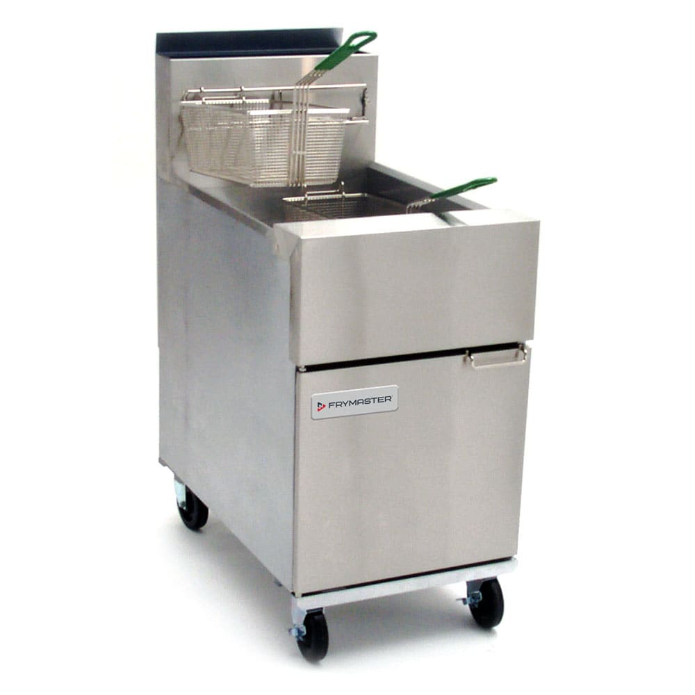 Dean SR162G Gas Fryer - (1) 75 lb Vat, Floor Model, Natural Gas