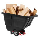 Rubbermaid FG130400BLA 1/2 cu yd Trash Cart w/ 450 lb Capacity, Black thumbnail 5