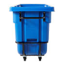 Rubbermaid FG130573BLUE 1/2 cu yd Trash Cart w/ 750 lb Capacity, Blue thumbnail 4
