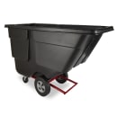 Rubbermaid FG131400BLA 1 cu yd Trash Cart w/ 850 lb Capacity, Black thumbnail 2