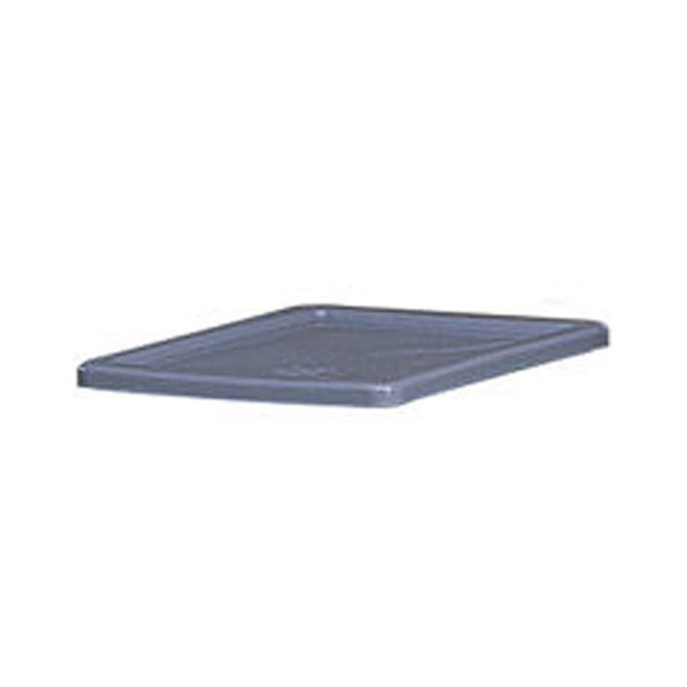 Rubbermaid FG173000GRAY Palletote® Bus Box Lid -  23 3/4" x 19 3/4", Gray
