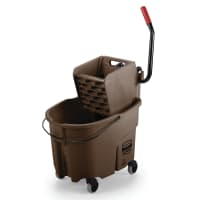 Rubbermaid 1863896 35 qt Mop Bucket Combo - Side Press Wringer, Plastic, Black thumbnail 5
