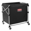 Rubbermaid 1881750 Laundry Cart w/ Collapsible Basket, 35 7/10" L x 24 1/10" W x 34"H thumbnail 3