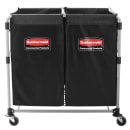 Rubbermaid 1881781 Laundry Cart w/ Collapsible Basket, 35 7/10" L x 24 1/10" W x 34"H thumbnail 3