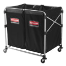 Rubbermaid 1881781 Laundry Cart w/ Collapsible Basket, 35 7/10" L x 24 1/10" W x 34"H thumbnail 4