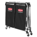 Rubbermaid 1881781 Laundry Cart w/ Collapsible Basket, 35 7/10" L x 24 1/10" W x 34"H thumbnail 5