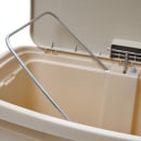 Rubbermaid 1883455 4 gal Rectangle Plastic Step Trash Can, 14 13/16"L x 9 2/32" W x 15 11/16" H, Beige thumbnail 5