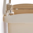 Rubbermaid 1883460 18 gal Rectangle Plastic Step Trash Can, 19 43/64" L x 12 15/64" W x 31 39/64" H, Beige thumbnail 4