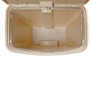 Rubbermaid 1883460 18 gal Rectangle Plastic Step Trash Can, 19 43/64" L x 12 15/64" W x 31 39/64" H, Beige thumbnail 6