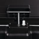 Rubbermaid 1883609 8 gal Rectangle Plastic Step Trash Can, 16 47/64" L x 10 21/32" W x 21 7/64" H, Black thumbnail 5