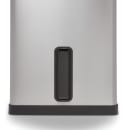 Rubbermaid 1901992 13 gal Rectangle Metal Step Trash Can, 18 7/64" L x 13 7/10" W x 28 21/32" H, Black thumbnail 4