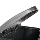 Rubbermaid 1901992 13 gal Rectangle Metal Step Trash Can, 18 7/64" L x 13 7/10" W x 28 21/32" H, Black thumbnail 7