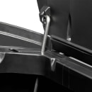 Rubbermaid 1901993 13 gal Rectangle Metal Step Trash Can, 22 43/64" L x 11 39/64" W x 28 29/32" H, Red thumbnail 6