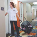 Rubbermaid 1902465 Housekeeping Cart w/ Large Caddy - 22" x 15" x 24 3/4", Black thumbnail 7