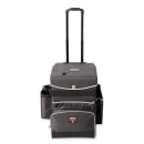 Rubbermaid 1902466 21 1/4" Housekeeping Cart w/ Adjustable Dividers - Teflon Coated Fabric, Dark Gray thumbnail 3