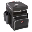 Rubbermaid 1902466 21 1/4" Housekeeping Cart w/ Adjustable Dividers - Teflon Coated Fabric, Dark Gray thumbnail 4