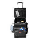 Rubbermaid 1902466 21 1/4" Housekeeping Cart w/ Adjustable Dividers - Teflon Coated Fabric, Dark Gray thumbnail 6