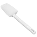 Rubbermaid FG193300WHT 9 1/2" Spoon Spatula - White thumbnail 3