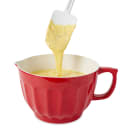 Rubbermaid FG193400WHT 13 1/2" Spoon Spatula - White thumbnail 3