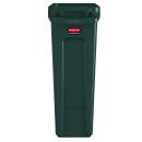 Rubbermaid 1956186 23 gal Rectangle Slim Trash Can, 22"L x 11"W x 30"H, Green thumbnail 2