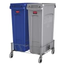 Rubbermaid 1956191 Square Metal Trash Can Dolly w/ Flat Center & 200 lb Capacity thumbnail 3