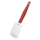 Rubbermaid FG1962000000 9 1/2" Scraper Spatula - Red Handle thumbnail 2