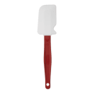 Rubbermaid FG1962000000 9 1/2" Scraper Spatula - Red Handle thumbnail 3