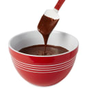 Rubbermaid FG196600RED 9 1/2" Spoon Scraper Spatula - Red Handle thumbnail 3