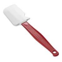Rubbermaid FG196600RED 9 1/2" Spoon Scraper Spatula - Red Handle thumbnail 5