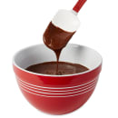 Rubbermaid FG196700RED 13 1/2" Spoon Scraper Spatula - Red Handle thumbnail 3