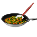 Rubbermaid FG196700RED 13 1/2" Spoon Scraper Spatula - Red Handle thumbnail 4