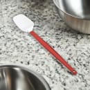 Rubbermaid FG196800RED 16 1/2" Spoon Scraper Spatula - Red Handle thumbnail 2