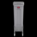 Rubbermaid 1968468 Rectangular Metal Trash Can Dolly w/ Flat Center & 100 lb Capacity thumbnail 4