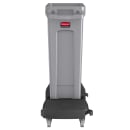 Rubbermaid 1980602 Trolley for Slim-Jim® 3540 & 3541 Containers - Resin, Black thumbnail 3