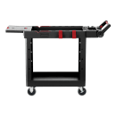 Rubbermaid 1997206 2 Level Polymer Utility Cart w/ 500 lb Capacity, Raised Ledges thumbnail 3