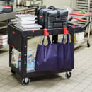 Rubbermaid 1997208 2 Level Polymer Utility Cart w/ 500 lb Capacity, Raised Ledges thumbnail 15