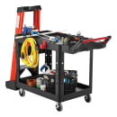 Rubbermaid 1997208 2 Level Polymer Utility Cart w/ 500 lb Capacity, Raised Ledges thumbnail 5