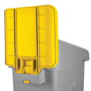 Rubbermaid 2007907 Billboard for Slim Jim® 23 gal Recycling Station Containers - 11 3/4" x 14 1/4", Plastic, Yellow thumbnail 2