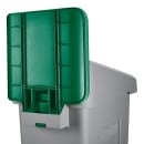 Rubbermaid 2007908 Billboard for Slim Jim® 23 gal Recycling Station Containers - 11 3/4" x 14 1/4", Plastic, Green thumbnail 2