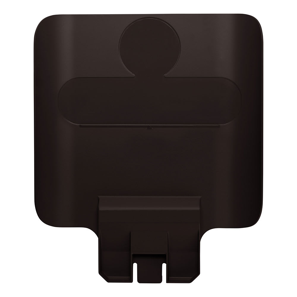 Rubbermaid 2007912 Billboard for Slim Jim® 23 gal Recycling Station Containers - 11 3/4" x 14 1/4", Plastic, Brown