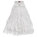 Rubbermaid 2025507 24 oz Disposable Wet Mop Head - 5" Headband, Non-Woven Polyester/Rayon Blend, White thumbnail 2