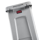 Rubbermaid 2026695 13 gal Rectangular Slim Jim® Trash Can - 22 1/4"L x 11 9/50"W x 26"H, Gray thumbnail 6