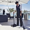 Rubbermaid FG253100BLA Lobby Pro Upright Dust Pan - Black thumbnail 4