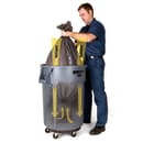 Rubbermaid FG261000GRAY 10 gallon Brute Trash Can - Plastic, Round thumbnail 2