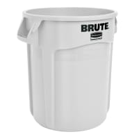 Rubbermaid FG261000GRAY 10 gallon Brute Trash Can - Plastic, Round thumbnail 9
